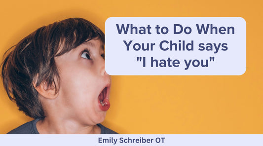 What to Do When Your Child says "I hate you"